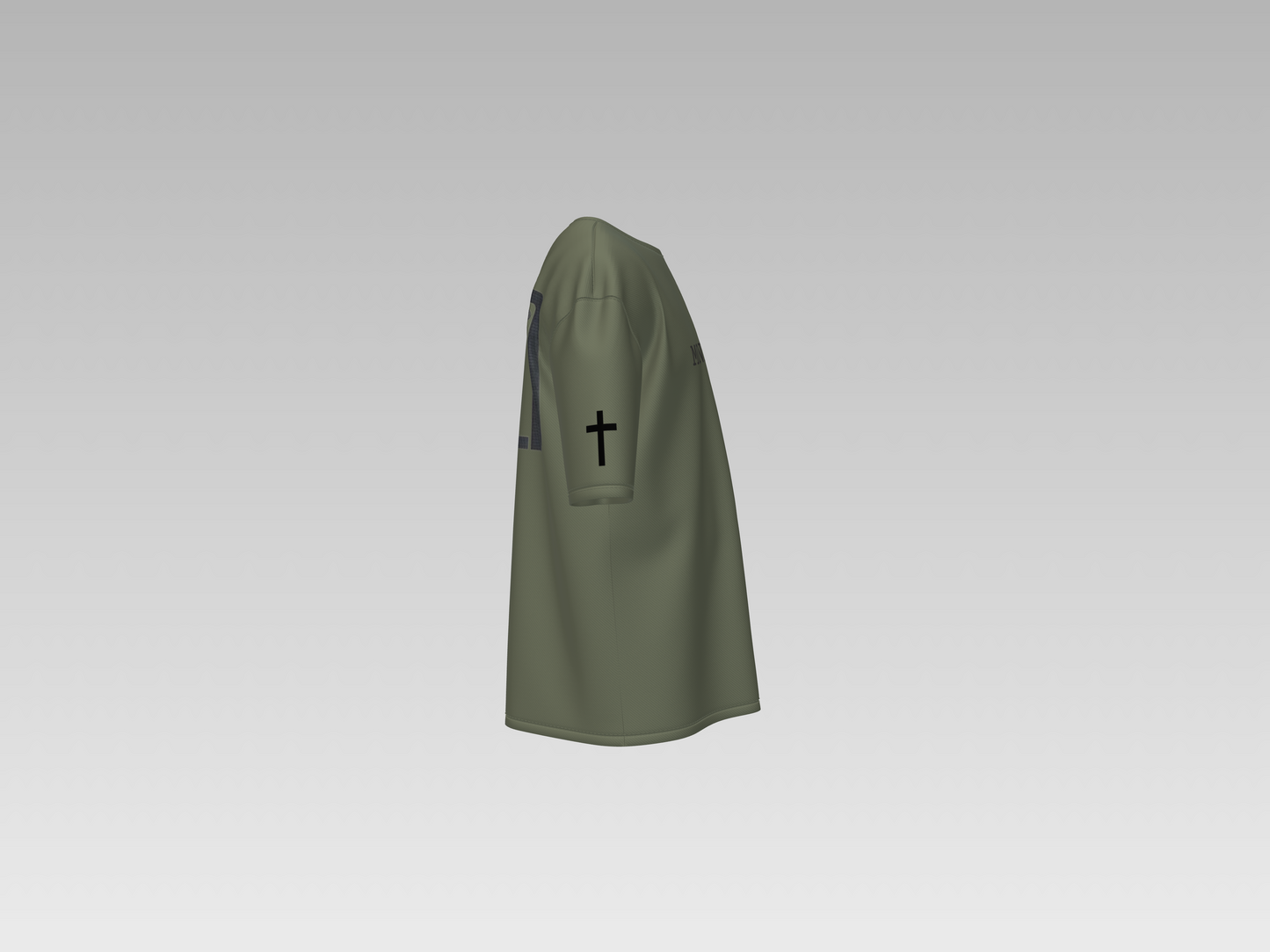MONDORE “Child of God” Olive Green Premium Tee