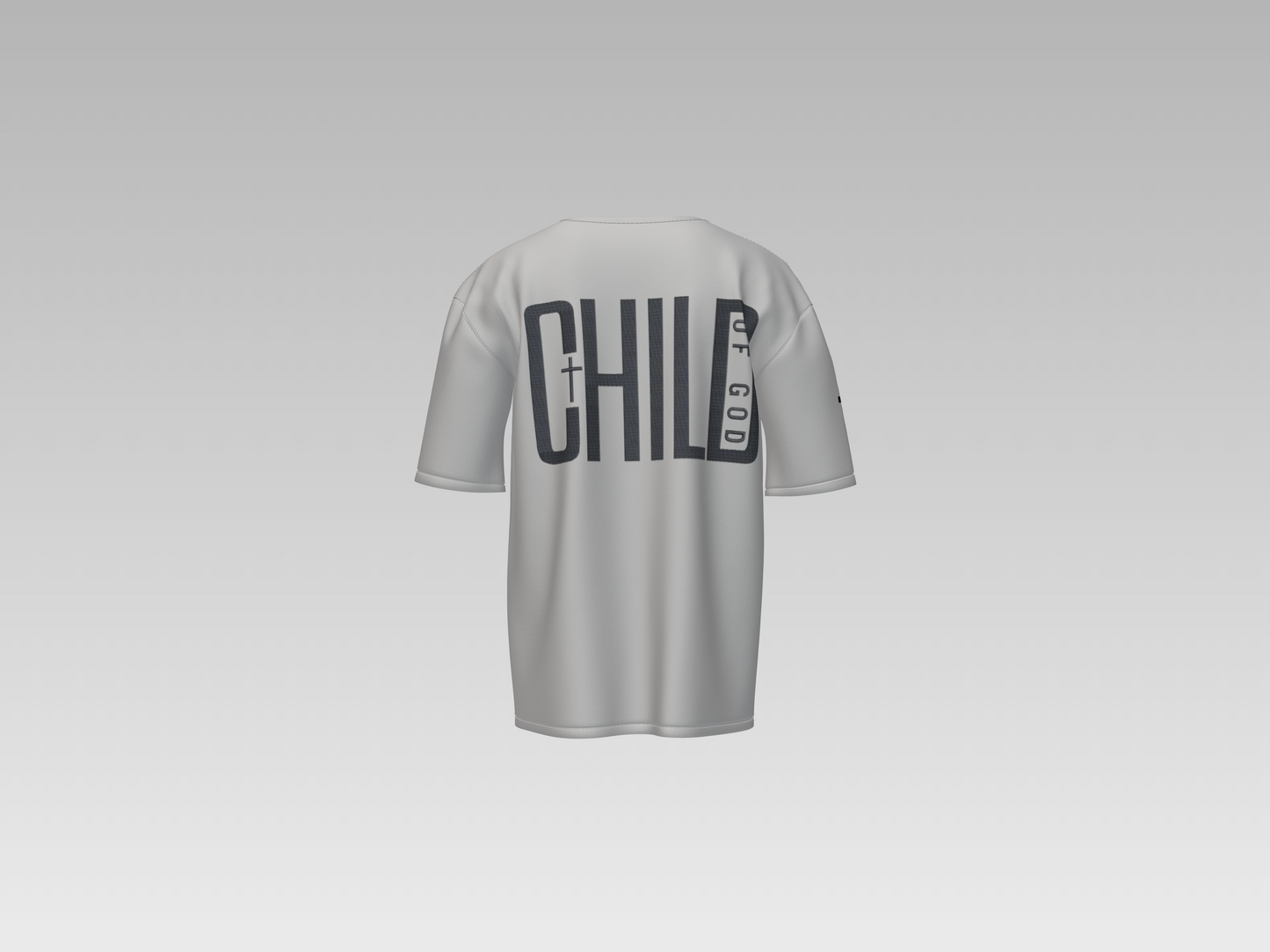Mondore “Child of God” Oversized Tee – White