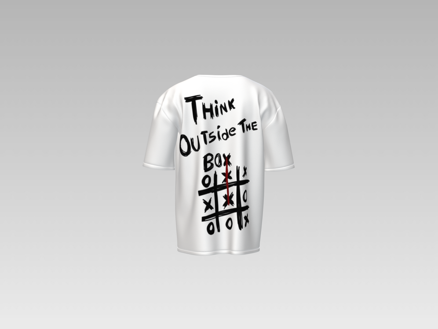 MONDORE “Think Outside the Box” White Tee