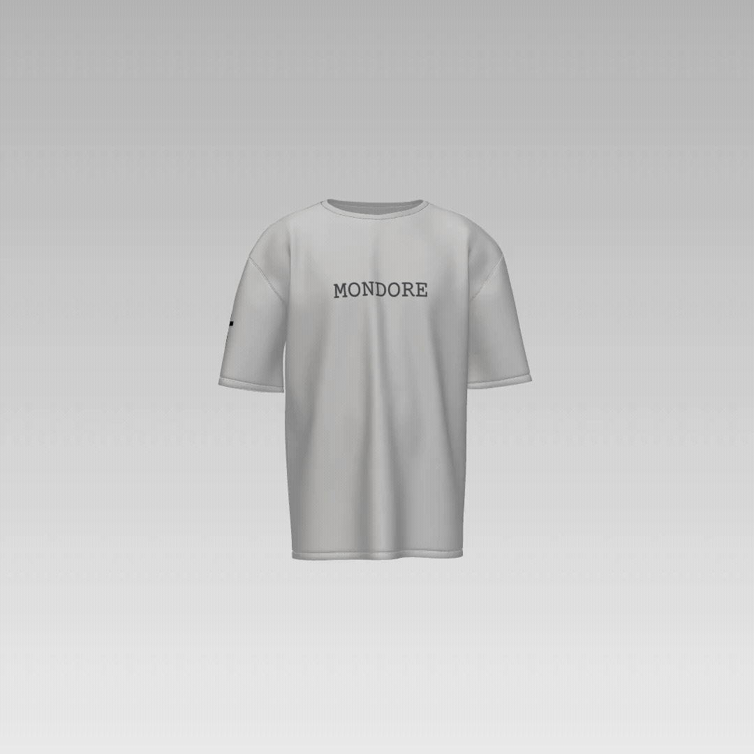 Mondore “Child of God” Oversized Tee – White