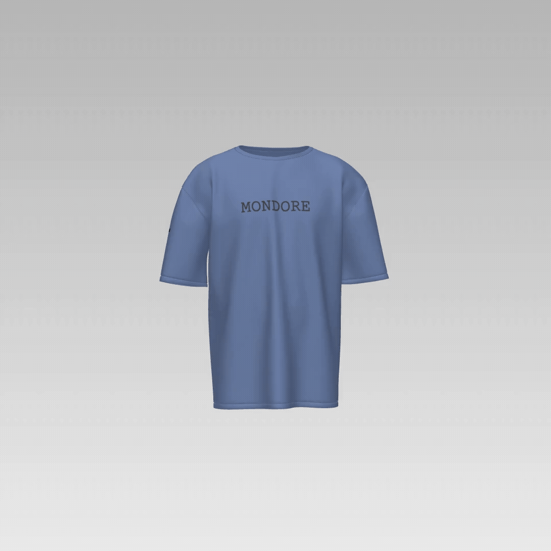 Mondore “Child of God” Statement Tee – Sky Blue