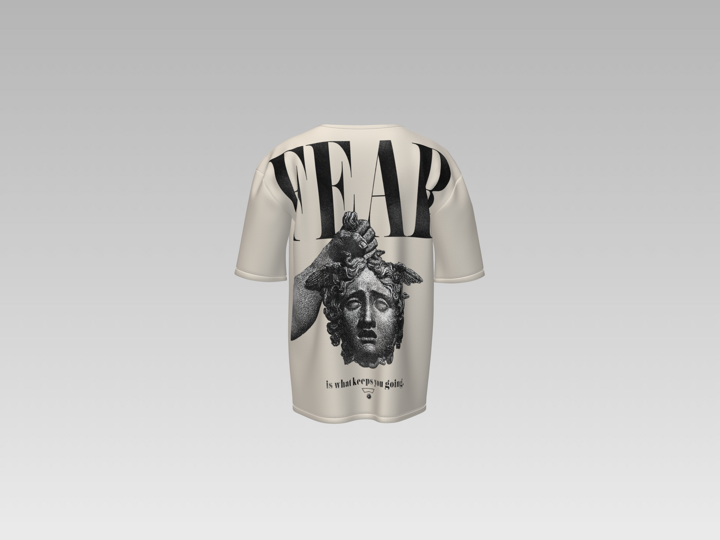 Fearless Perseus Heavyweight Tee - Cream