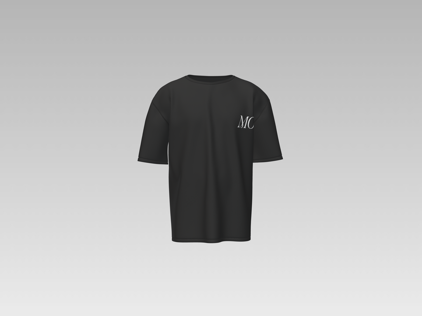 Saved Distortion Heavyweight Tee - Black