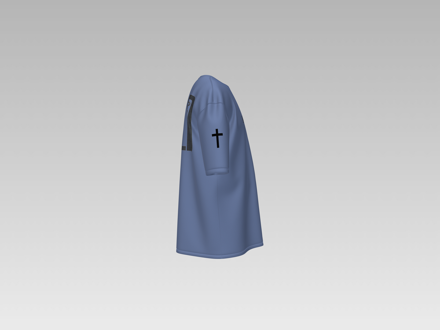Mondore “Child of God” Statement Tee – Sky Blue