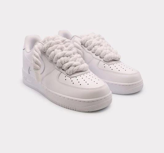 Nike Air Force 1 White - Rope Lace White
