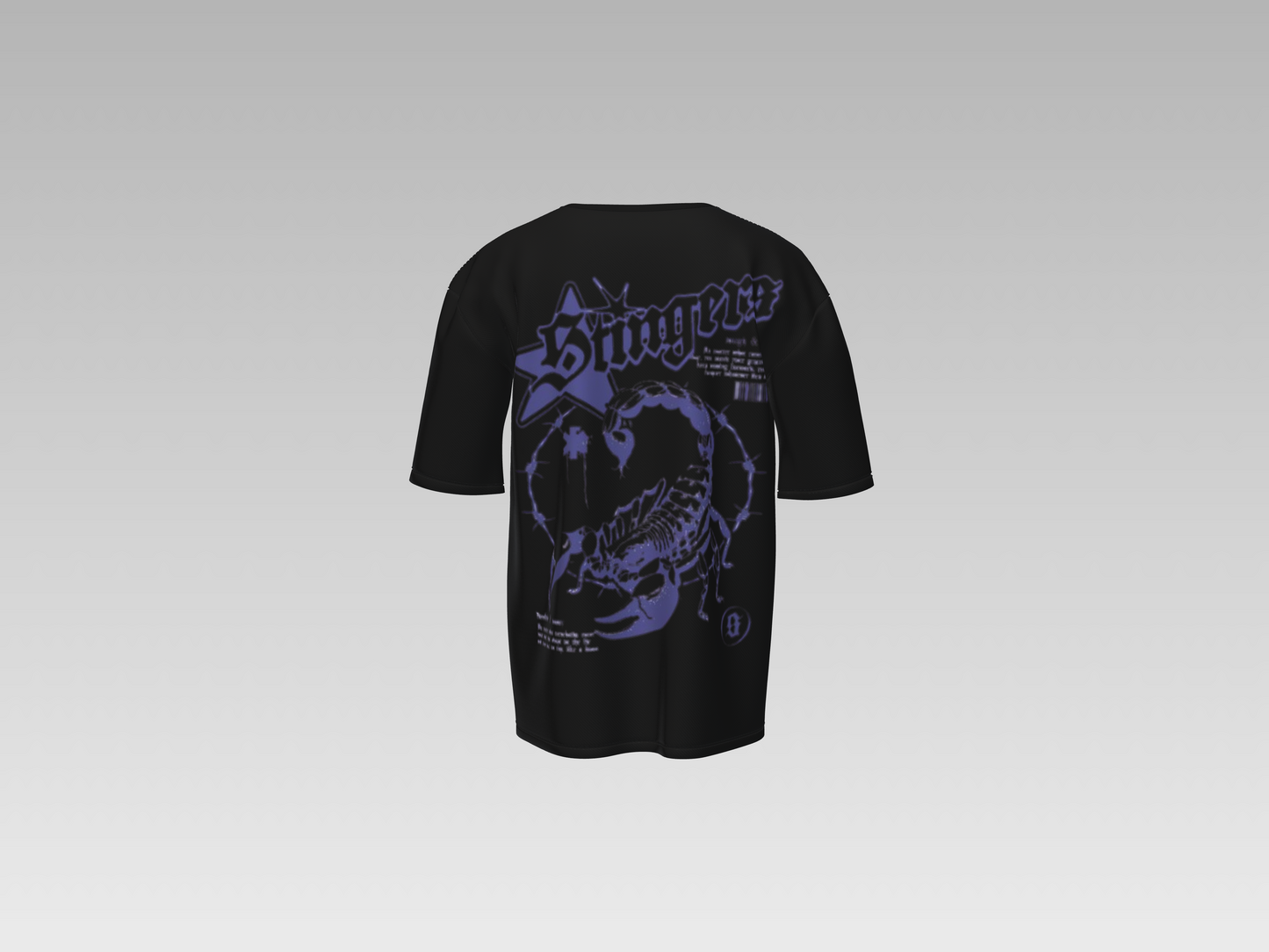 Stinger Scorpion Heavyweight Tee - Black